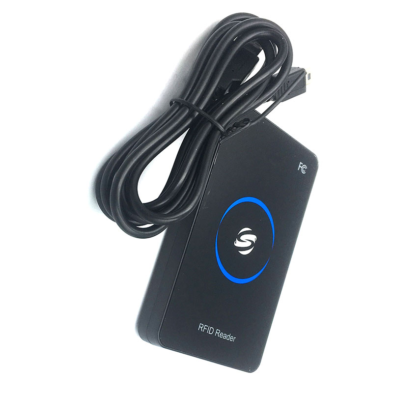 Cititor electronic de carduri IC fără contact de 13,56 Mhz Interfață USB Cititor de carduri RFID